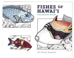 Fishes Of Hawaii Coloring Book by Susan Brandt