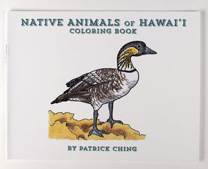 Native Animals Of Hawaii Coloring Book by Patrick Ching