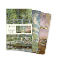 Load image into Gallery viewer, Claude Monet Set of 3 Mini Notebooks
