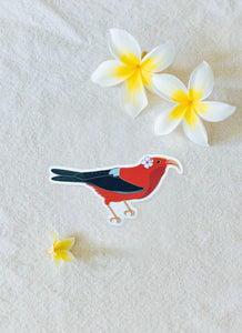 'I'iwi Bird Sticker