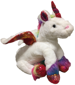 Colorful Unicorn 14" Plush Stuffed Animal