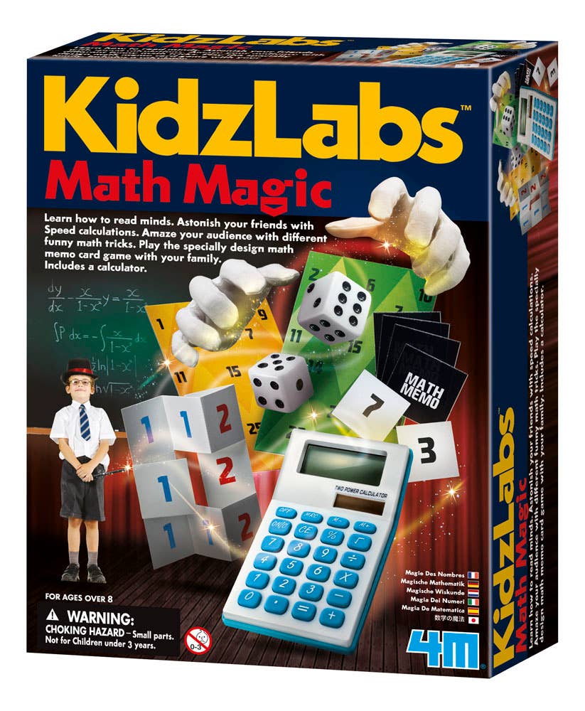 4M Math Magic Puzzles and Games DIY Kit