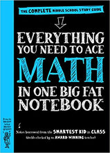 Load image into Gallery viewer, Big Fat Notebook - Everything You Need to Ace Math in One Big Fat Notebook: The Complete Middle School Study Guide edited by Ouida Newton
