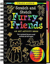 Load image into Gallery viewer, Scratch and Sketch Furry Friends: An Art Activity Book for Animal Lovers and Artists of All Ages (Scratch and Sketch) by Heather Zschock
