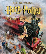 Load image into Gallery viewer, Harry Potter and the Sorcerer&#39;s Stone: The Illustrated Edition (Book 1) by J. K. Rowling
