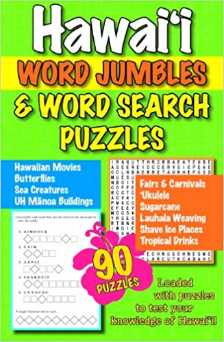 Hawaii Word Jumbles And Word Search Puzzles