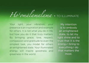 Hawaiian Healing Intention Cards by Donna Elizabeth Jason; translated by Ha'alilio Solomon