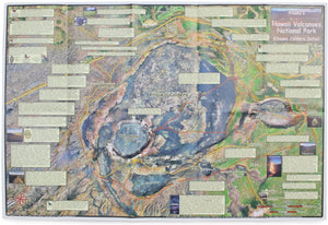 Franko Maps Hawaii Volcanoes National Park Guide Map