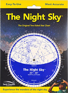 The Night Sky Planisphere by David S. Chandler