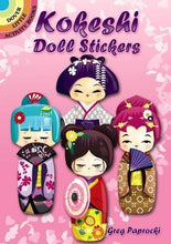 Load image into Gallery viewer, Little Activity Books Kokeshi Doll Stickers by Greg Paprocki
