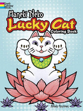 Load image into Gallery viewer, Maneki Neko Lucky Cat Coloring Book by Arkady Roytman
