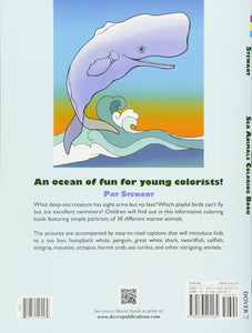 Sea Animals Coloring Book by Pat Stewart