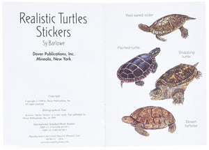 Little Activity Books Realistic Turtles Stickers by Sy Barlowe