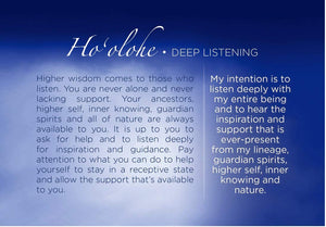 Hawaiian Healing Intention Cards by Donna Elizabeth Jason; translated by Ha'alilio Solomon